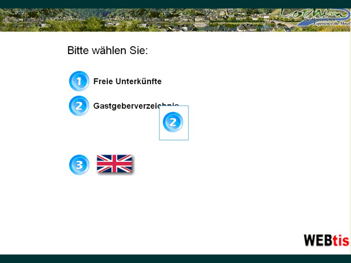 Mit Auswhal 2 geht